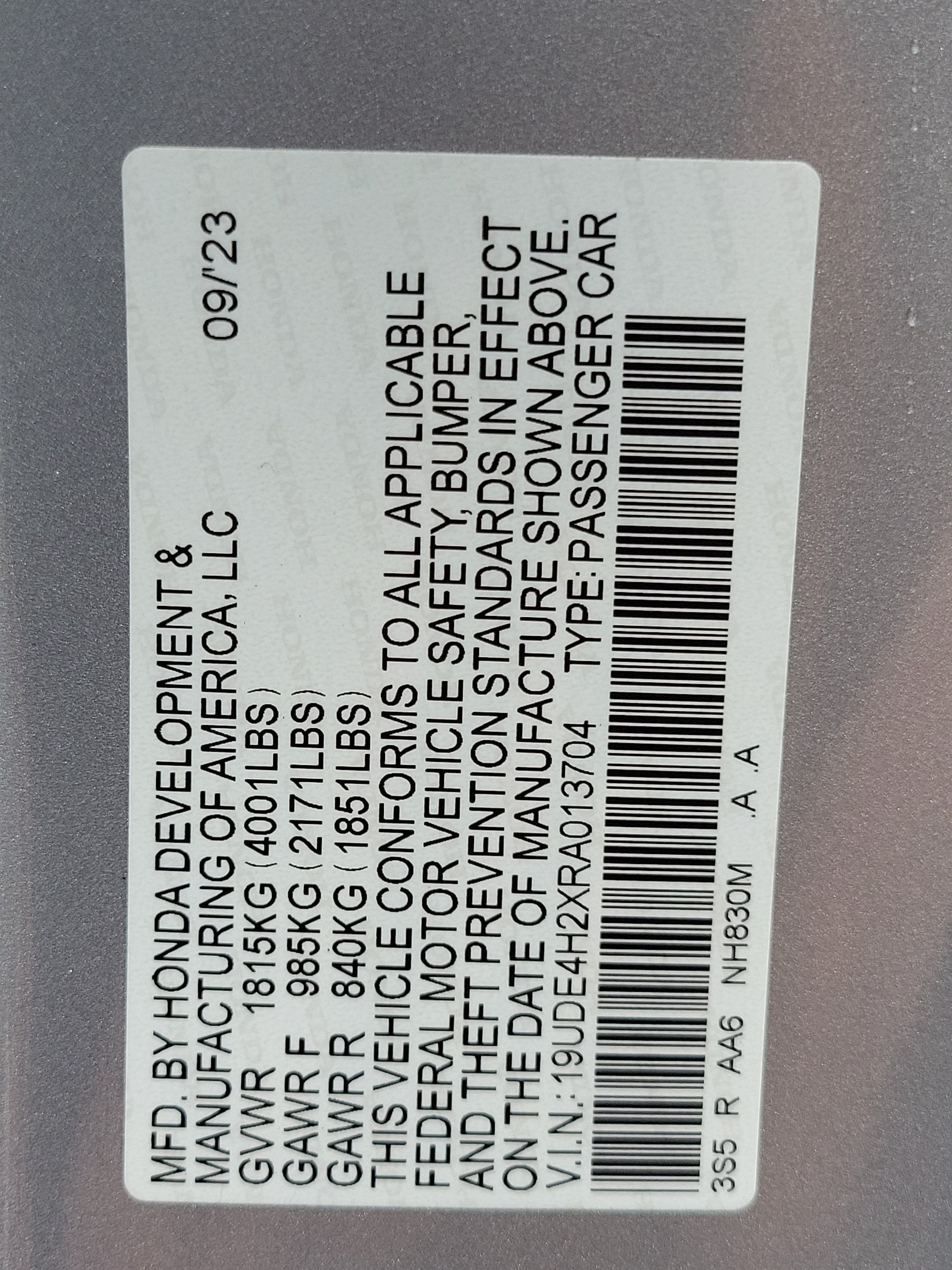 2024 Acura Integra CVT