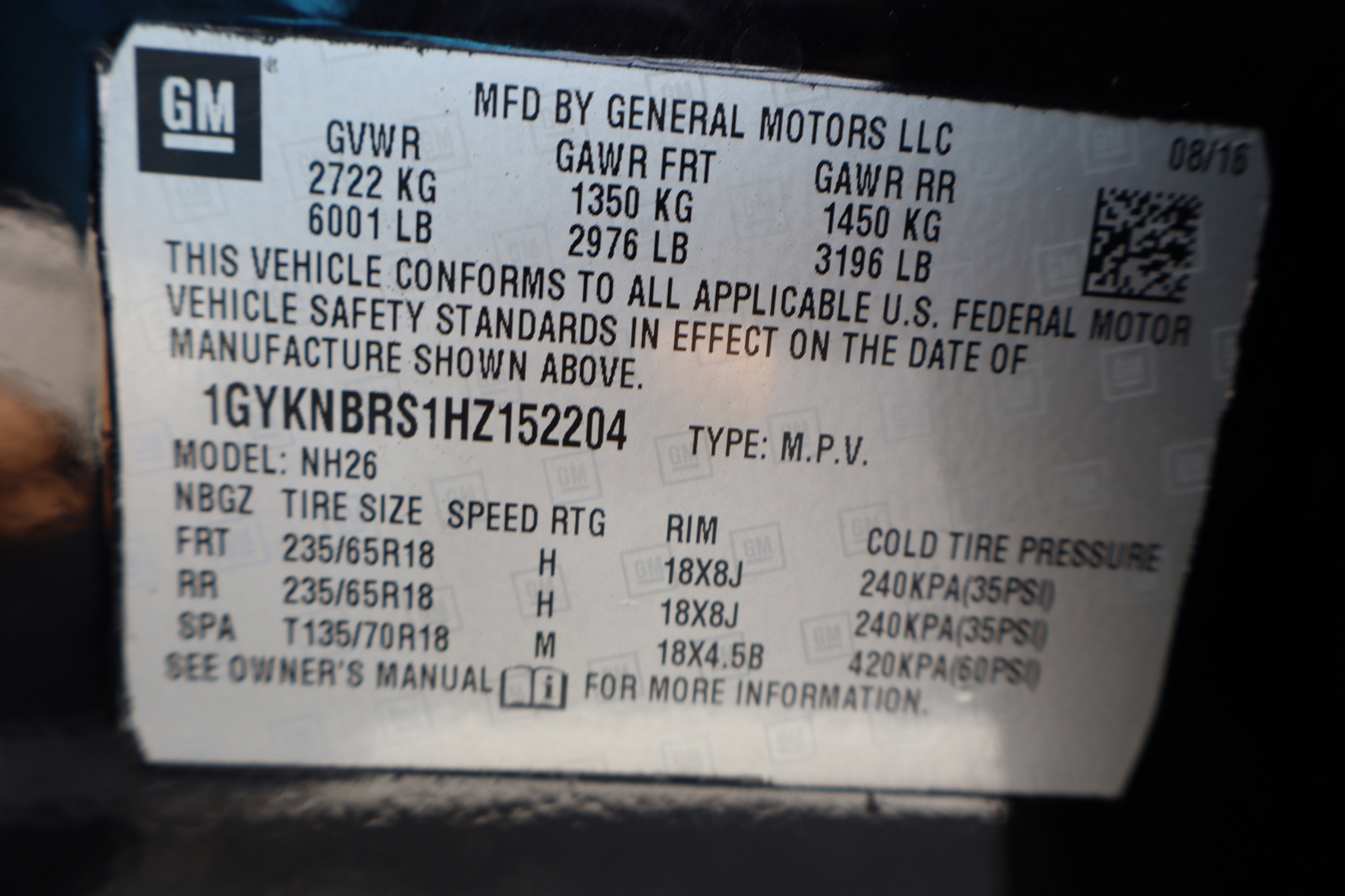 2017 Cadillac XT5 Luxury FWD