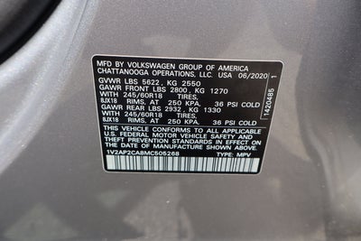 2021 Volkswagen Atlas 2.0T S