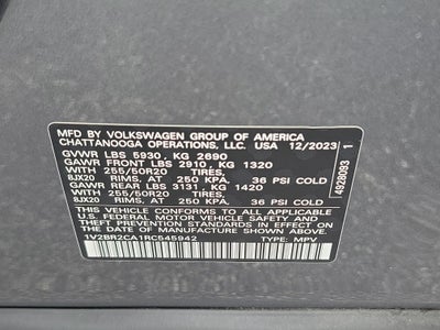 2024 Volkswagen Atlas 2.0T SEL