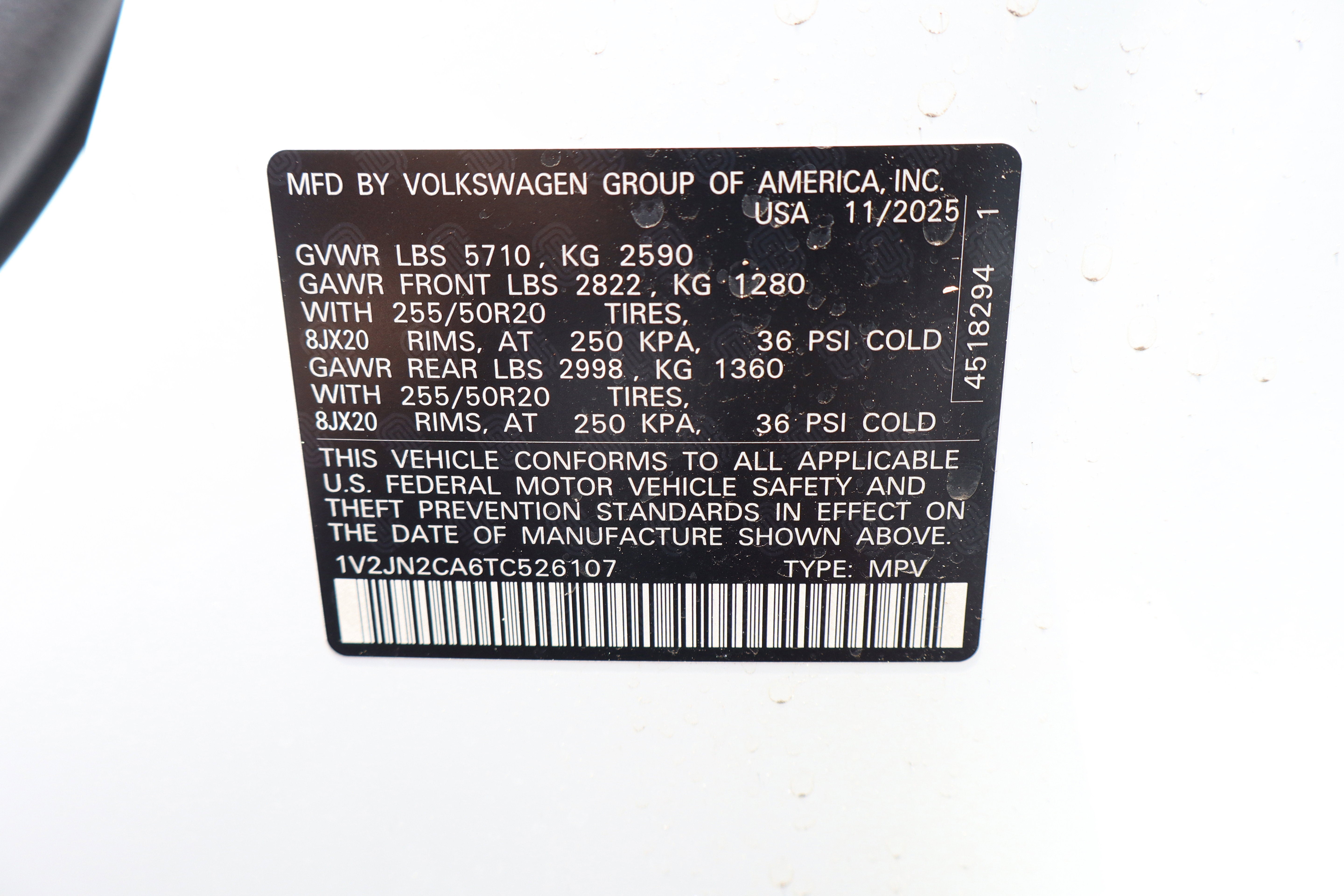 2026 Volkswagen Atlas 2.0T SE w/Technology