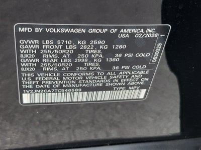 2026 Volkswagen Atlas 2.0T SE w/Technology