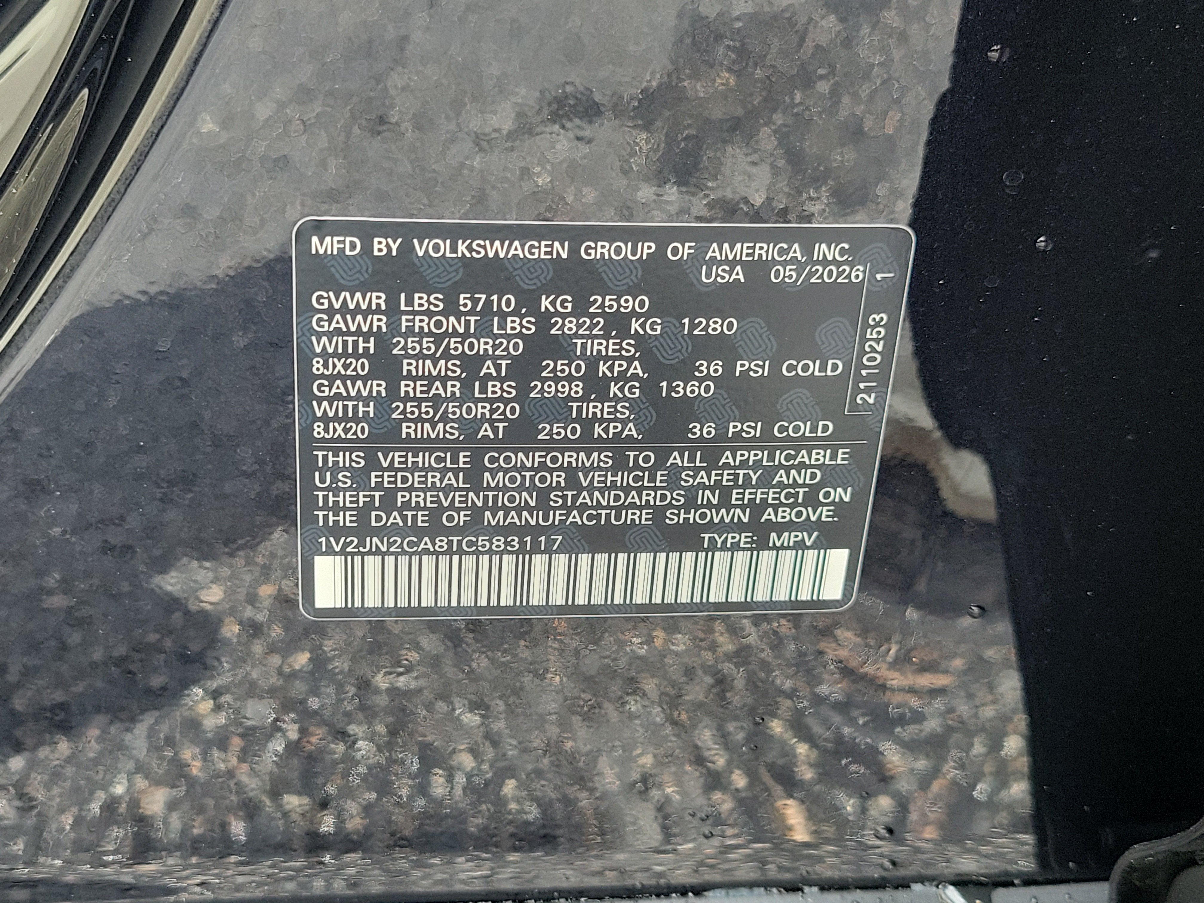 2026 Volkswagen Atlas 2.0T SE w/Technology
