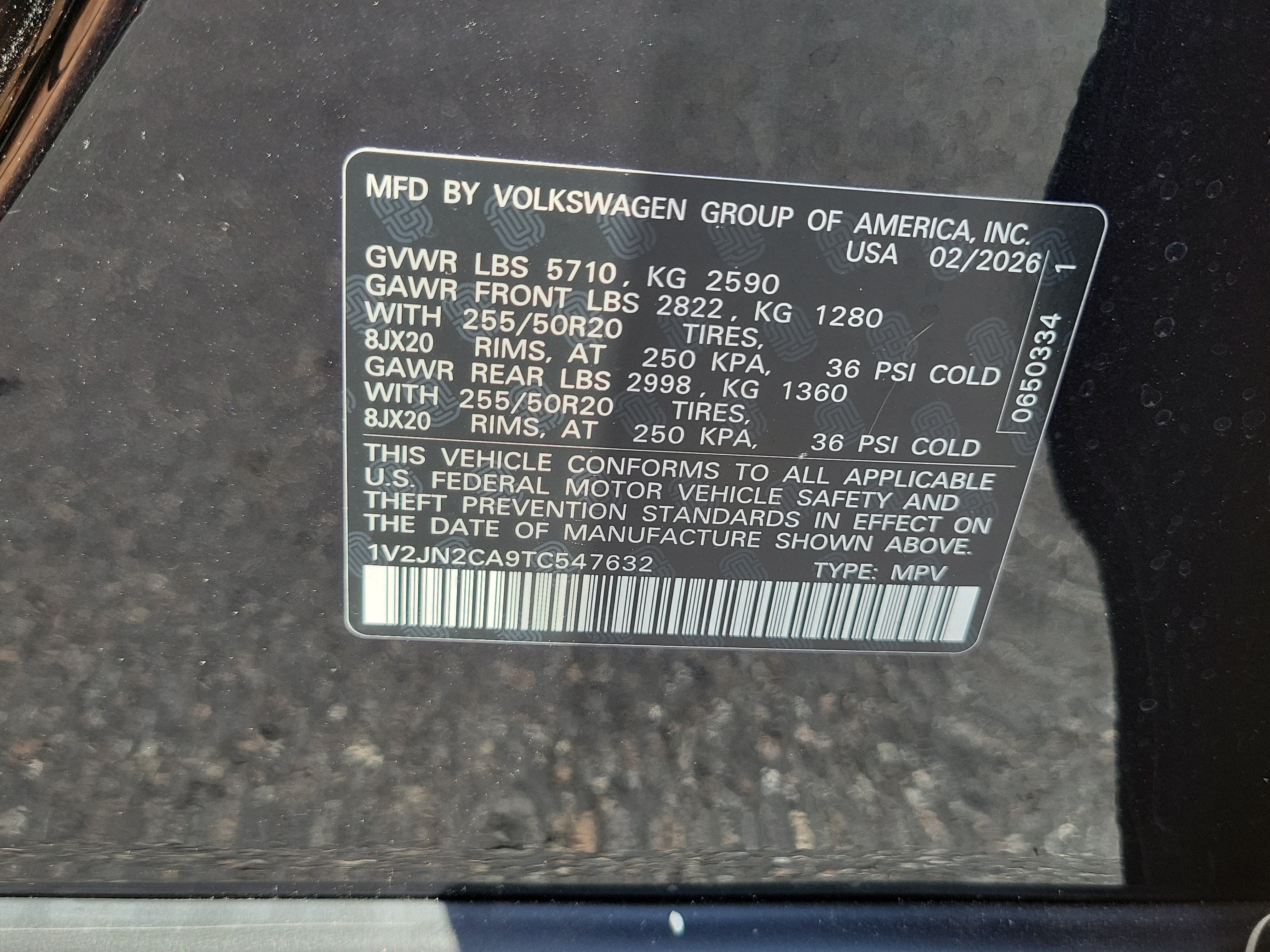 2026 Volkswagen Atlas 2.0T SE w/Technology