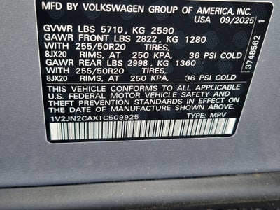 2026 Volkswagen Atlas 2.0T SE w/Technology