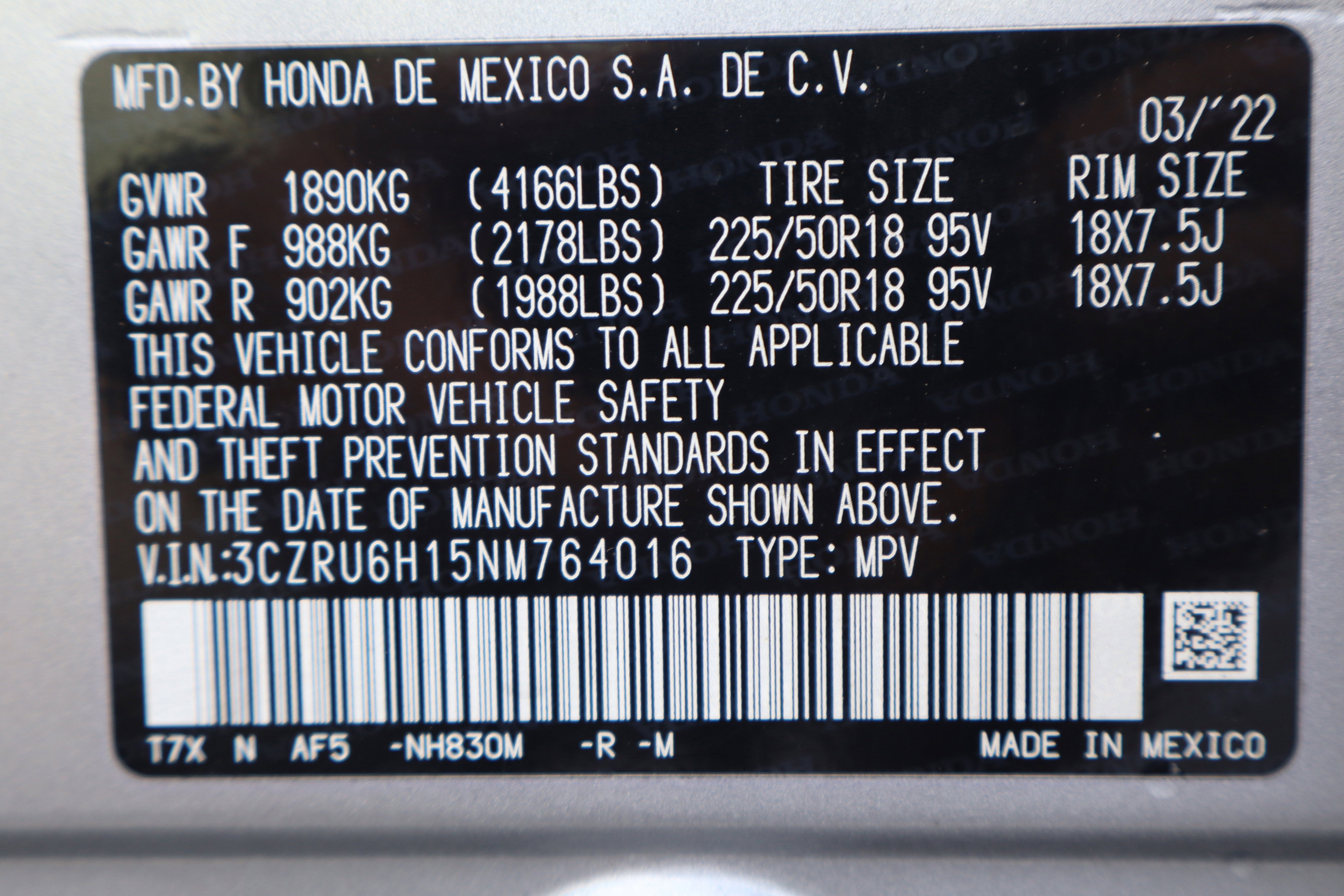 2022 Honda HR-V Sport