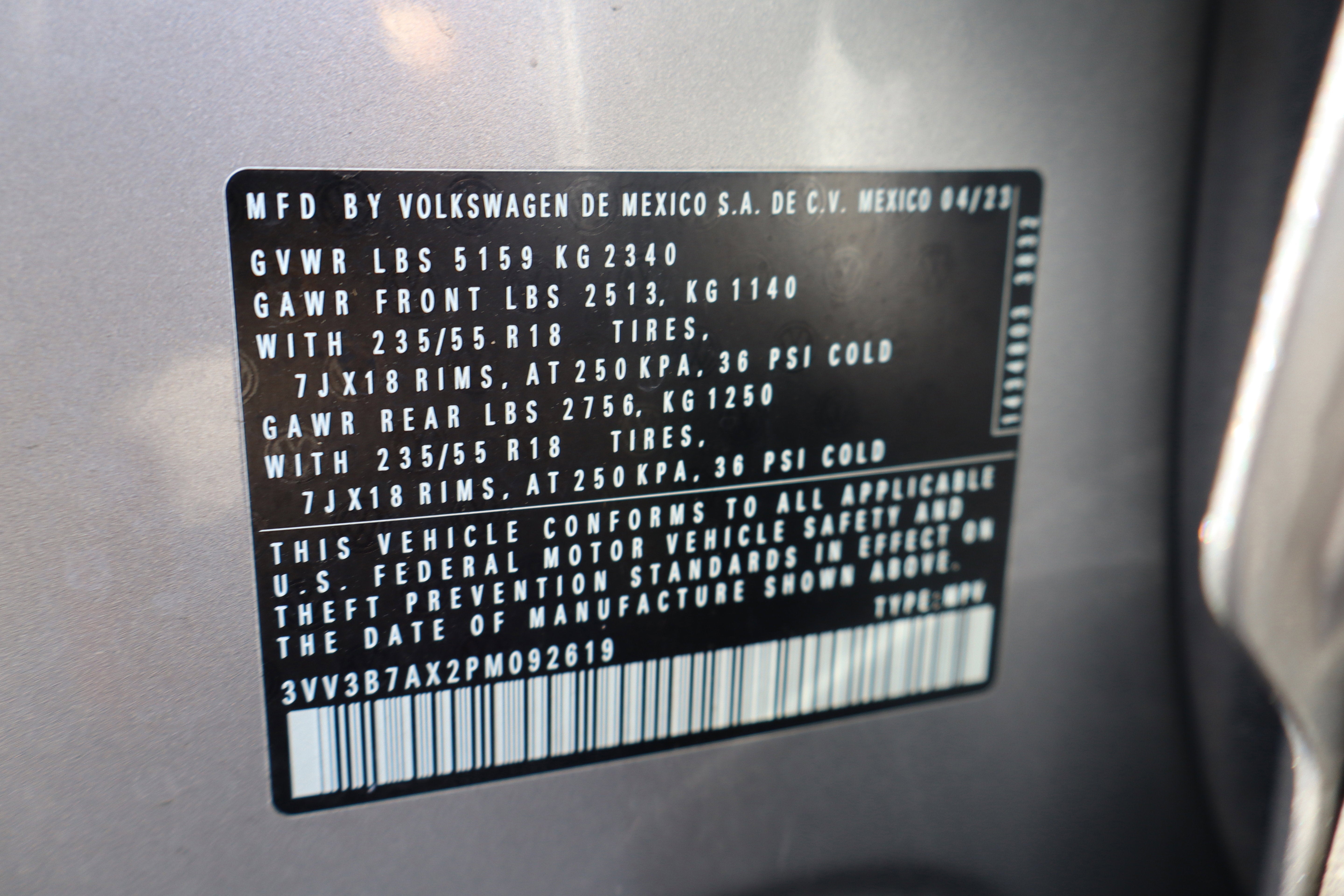 2023 Volkswagen Tiguan SE