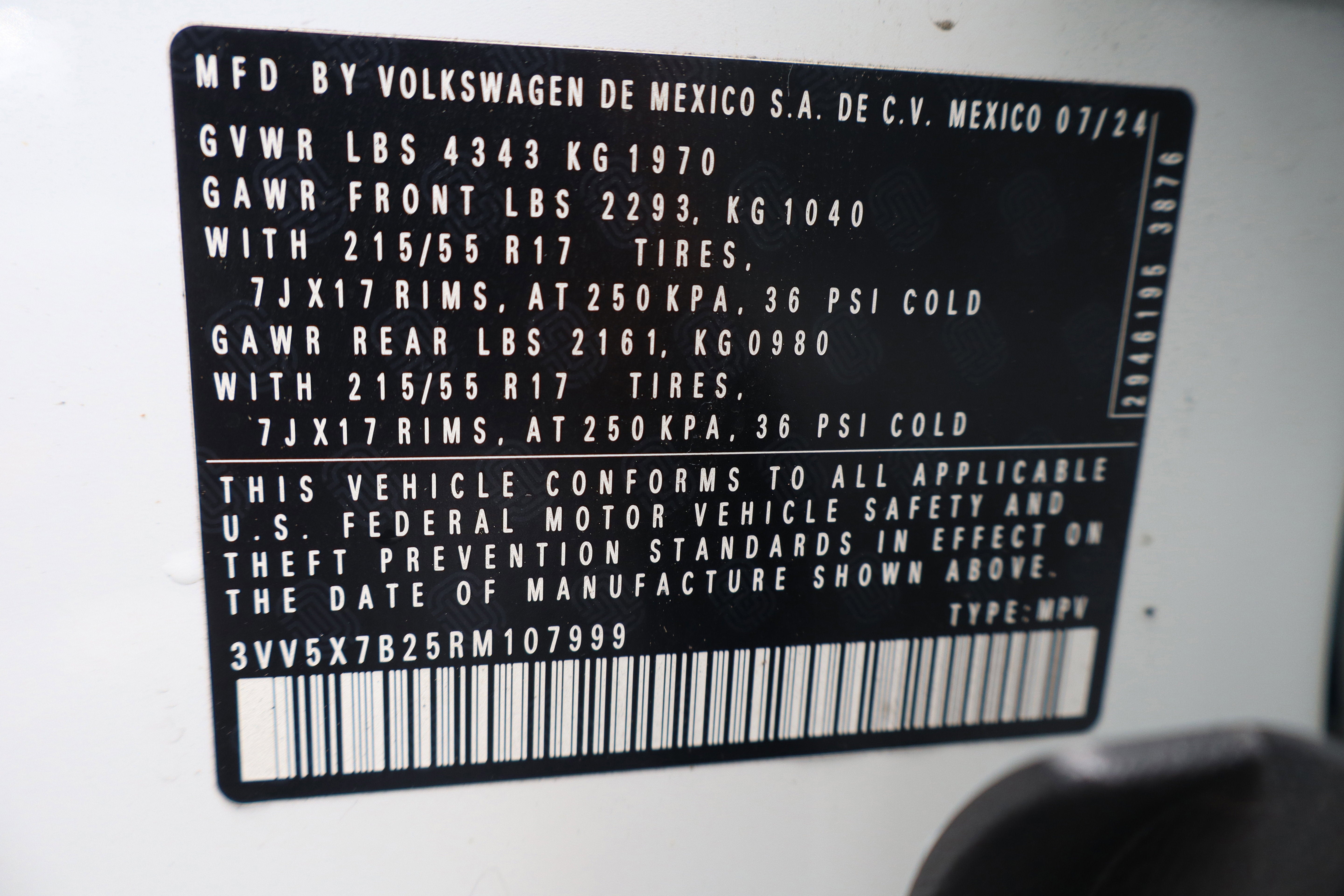 2024 Volkswagen Taos S