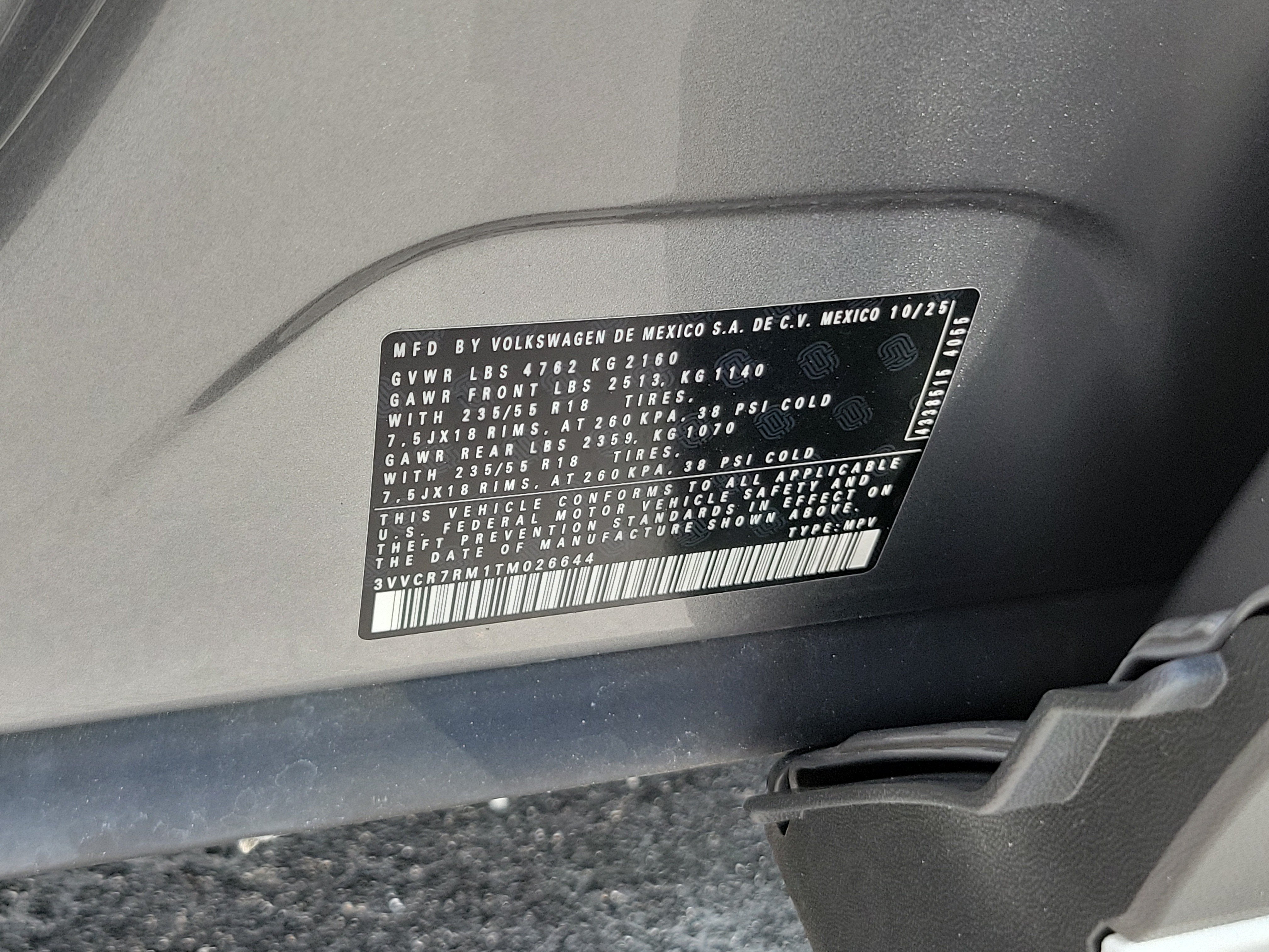 2026 Volkswagen Tiguan S