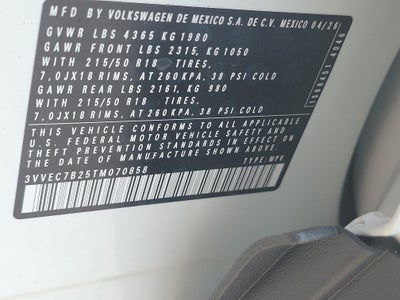 2026 Volkswagen Taos SE