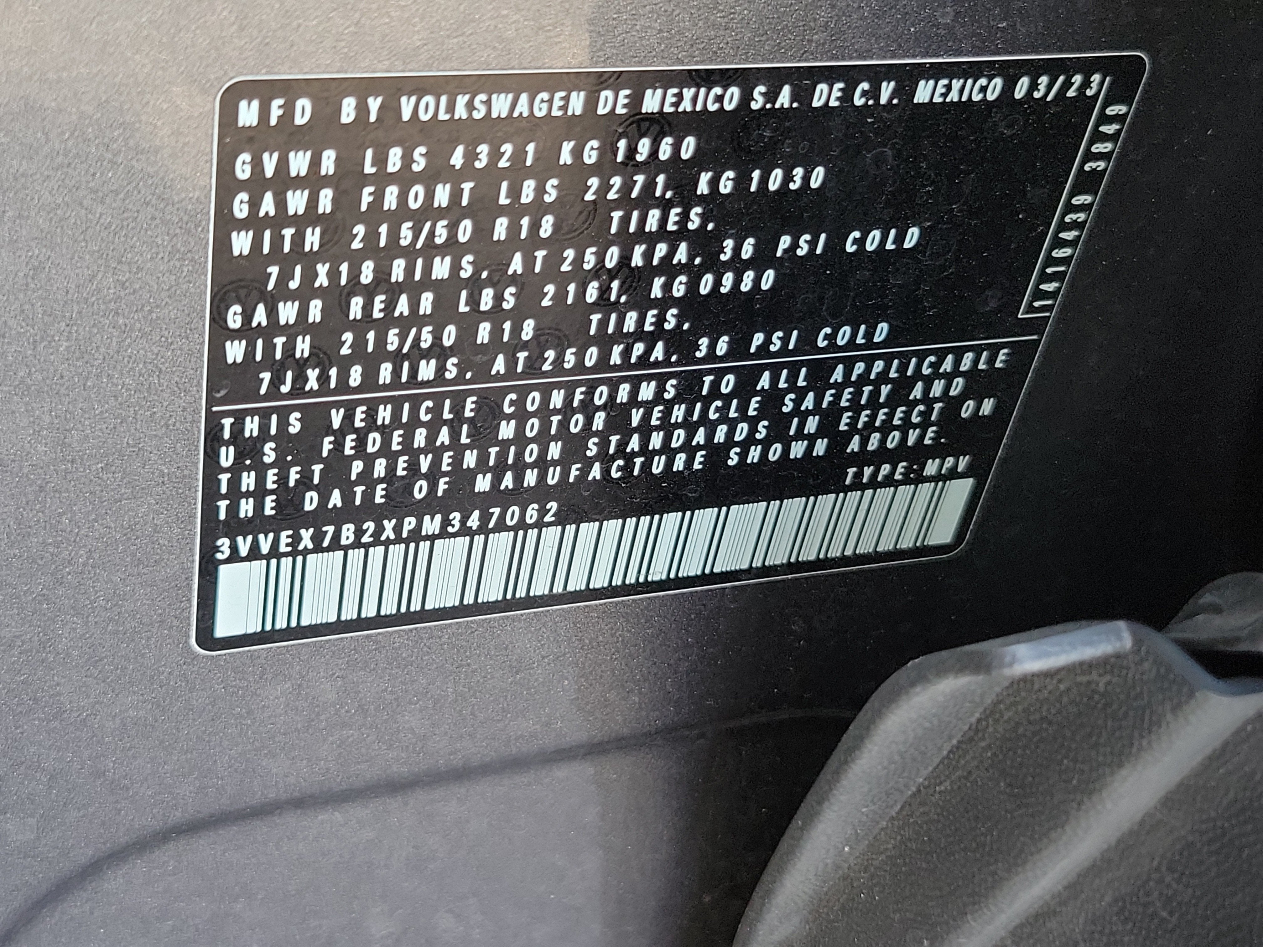 2023 Volkswagen Taos SE