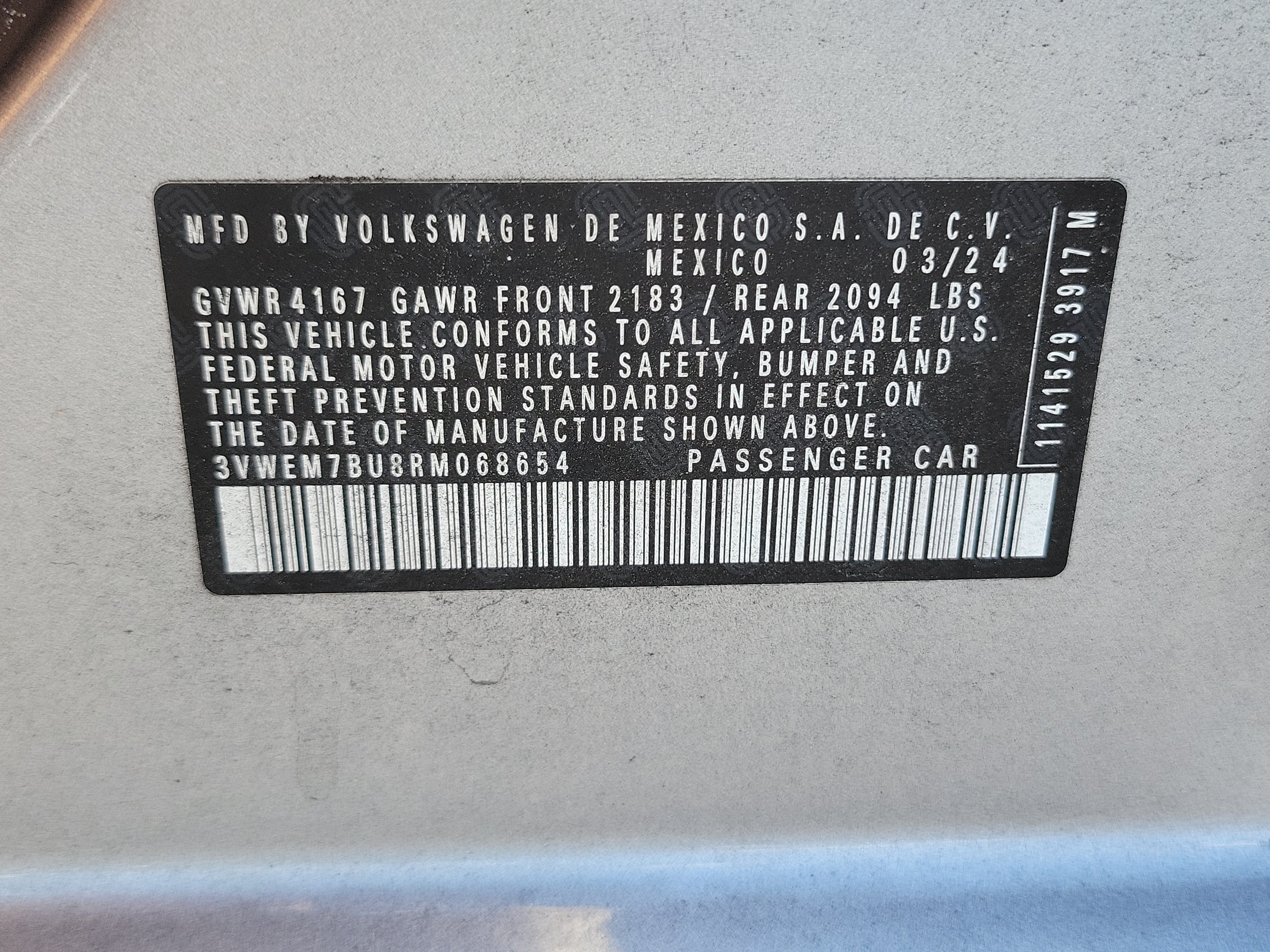 2024 Volkswagen Jetta SE