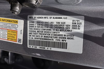 2021 Honda Pilot Touring 7-Passenger