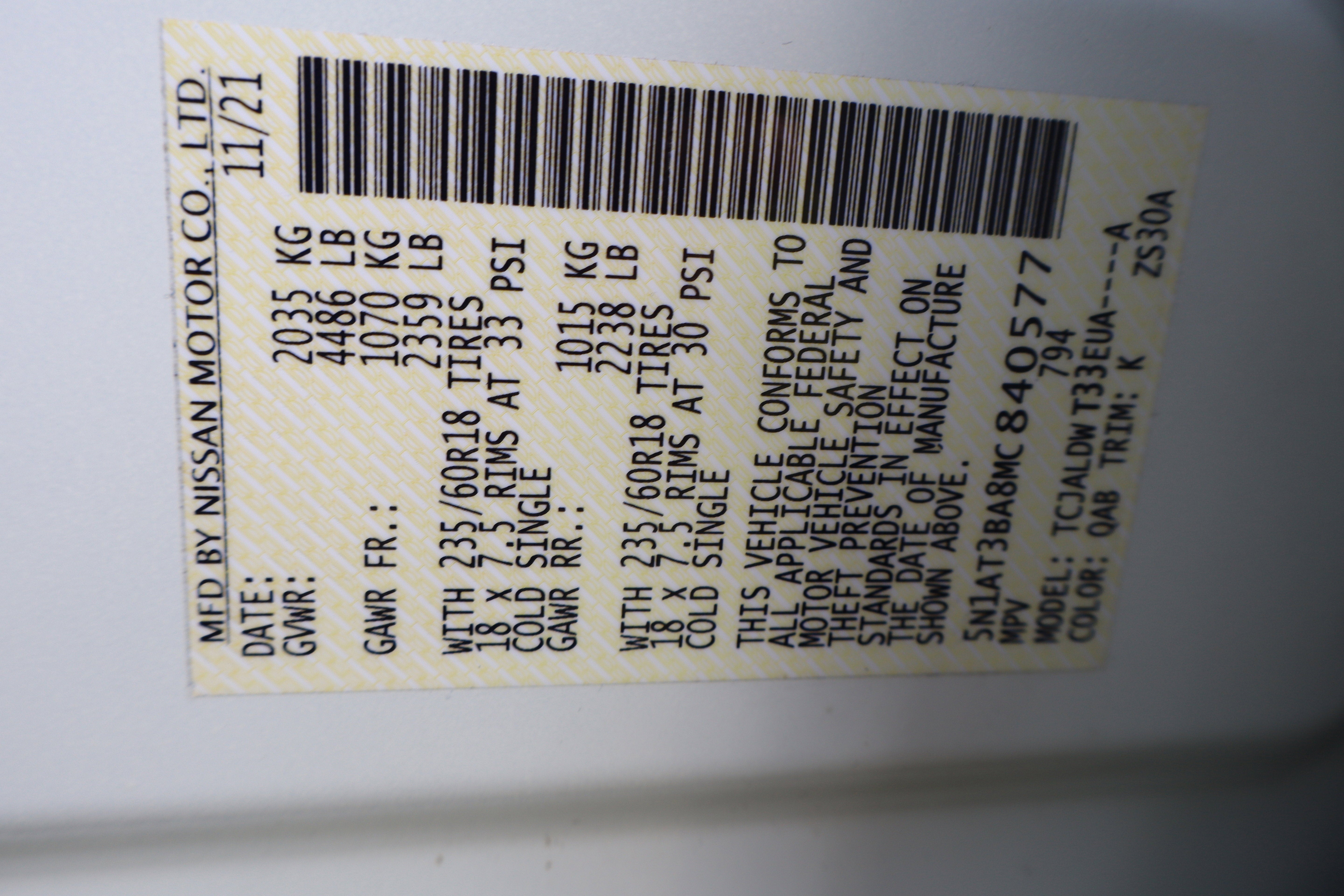 2021 Nissan Rogue SV