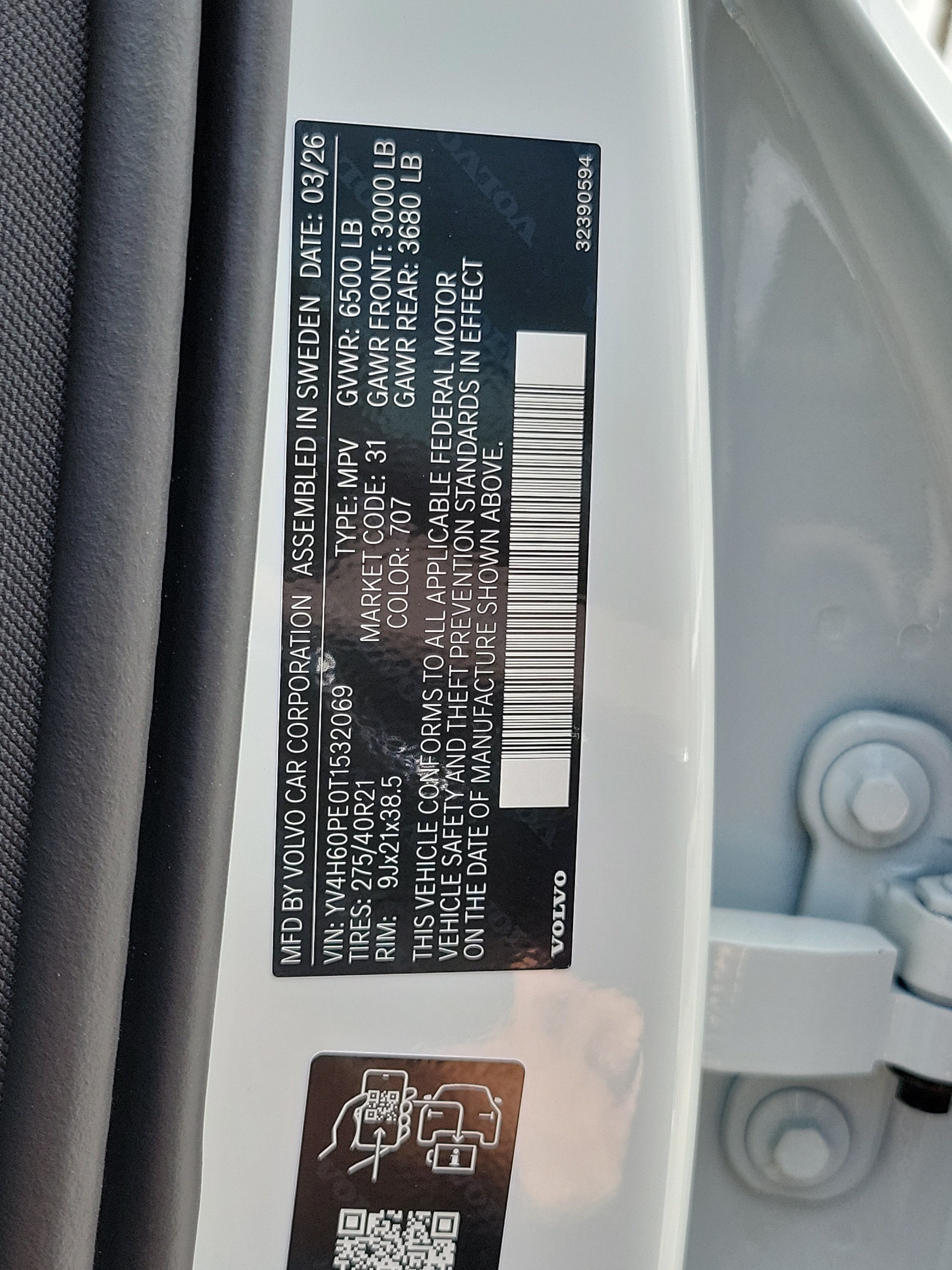 2026 Volvo XC90 Plug-In Hybrid Plus