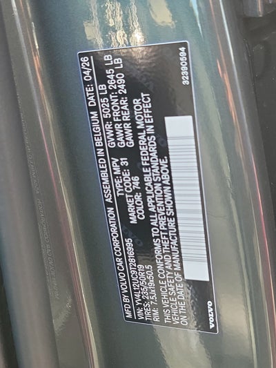 2026 Volvo XC40 Plus