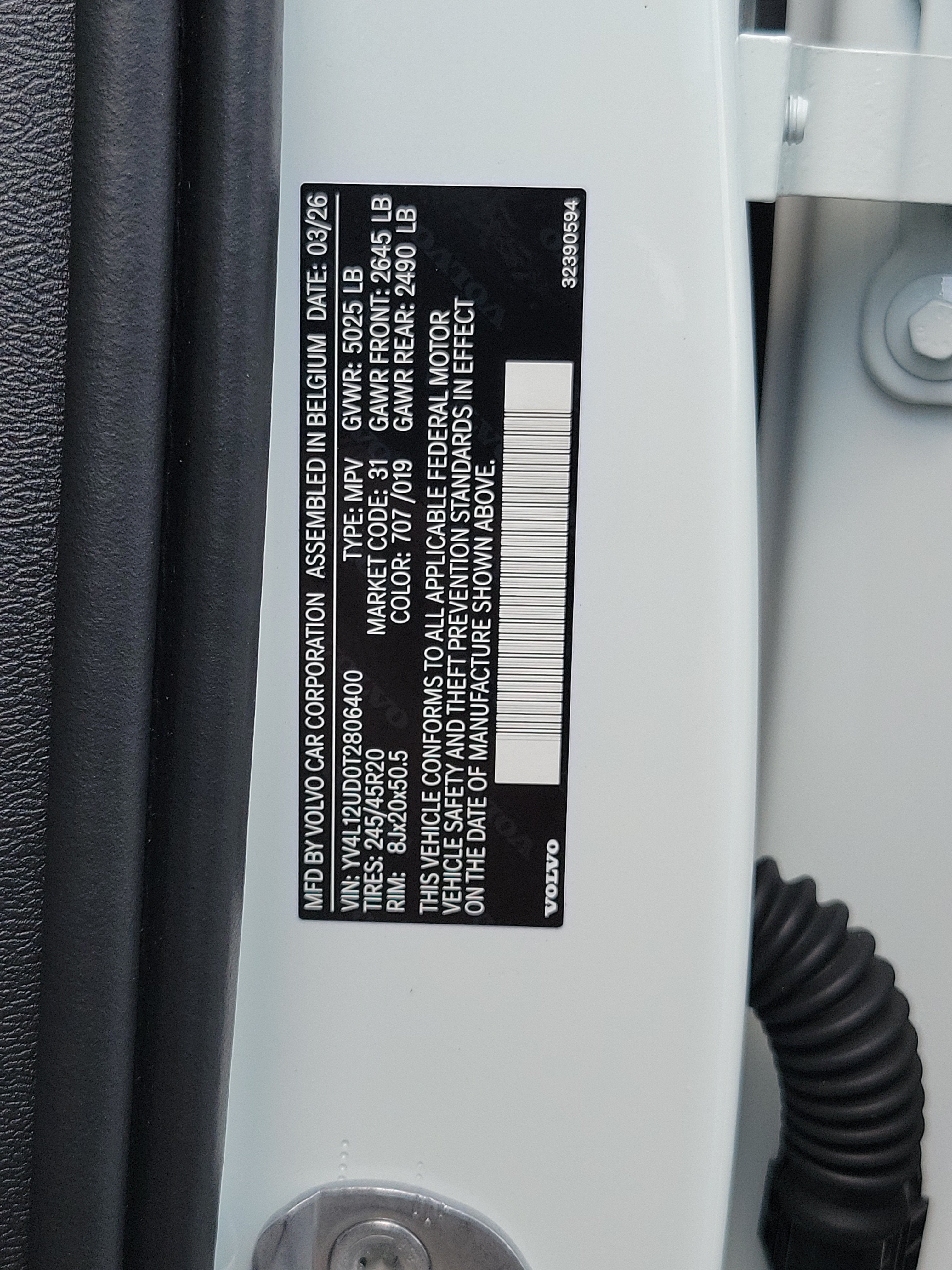 2026 Volvo XC40 Ultra Black Edition
