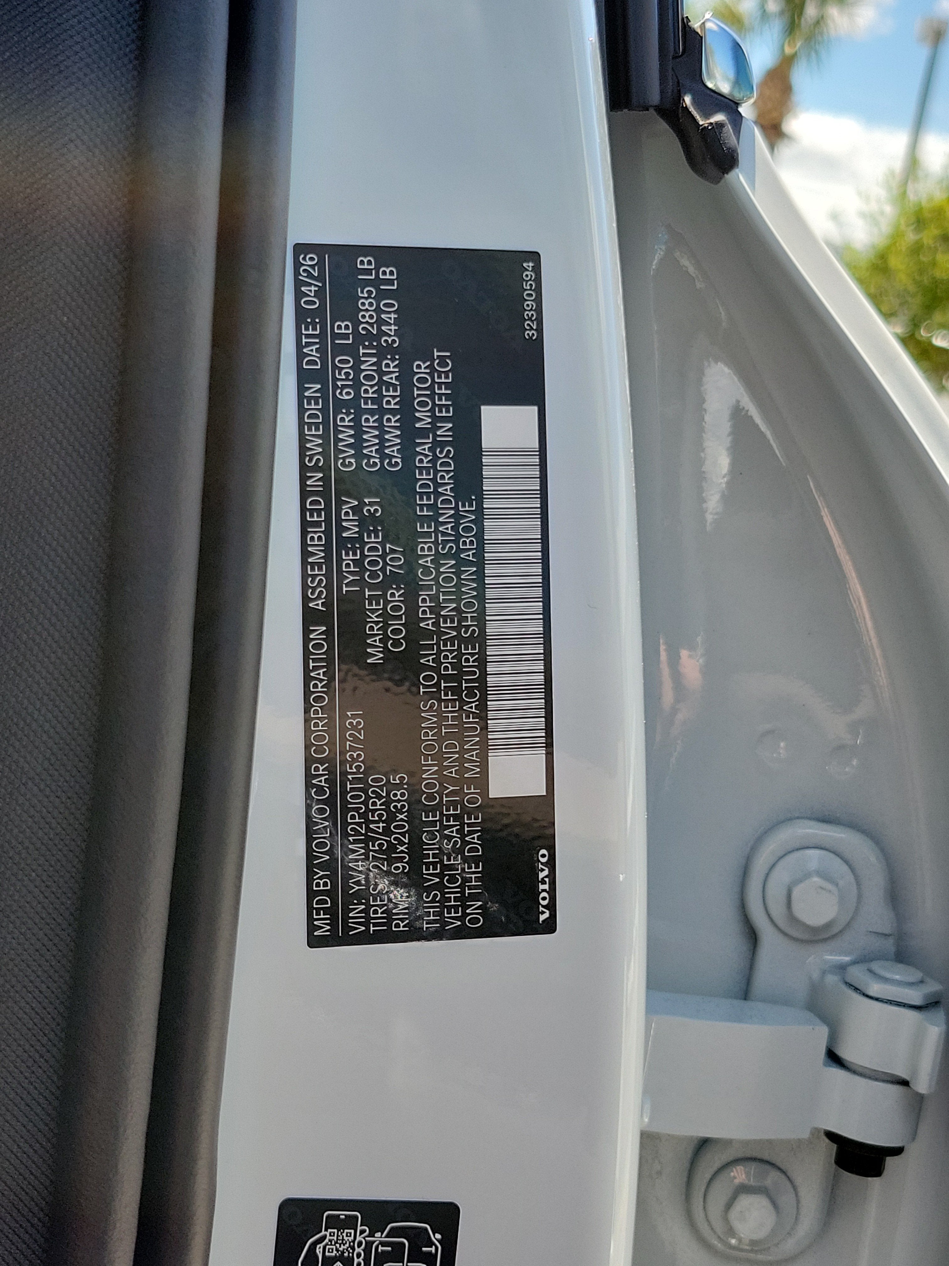 2026 Volvo XC90 Core