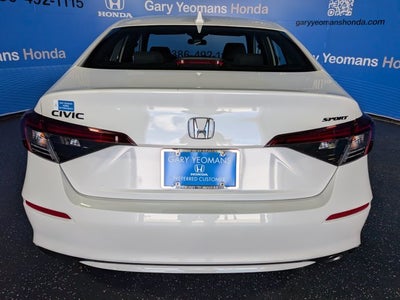 2026 Honda Civic Sedan Sport