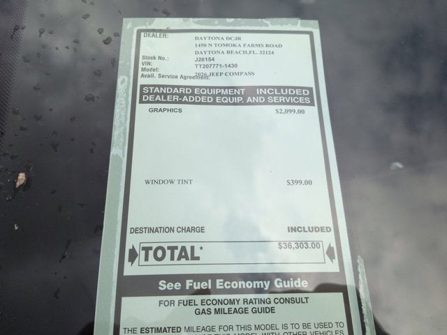 2026 Jeep Compass Latitude Altitude